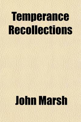 Book cover for Temperance Recollections