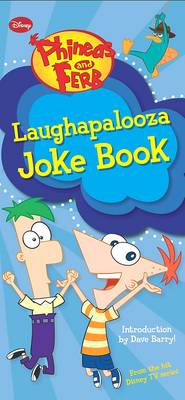Book cover for Disney Joke Book - Phineas and Ferb