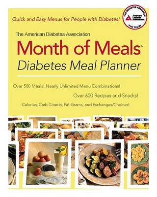 Book cover for The American Diabetes Association Month of Meals Diabetes Meal Planner