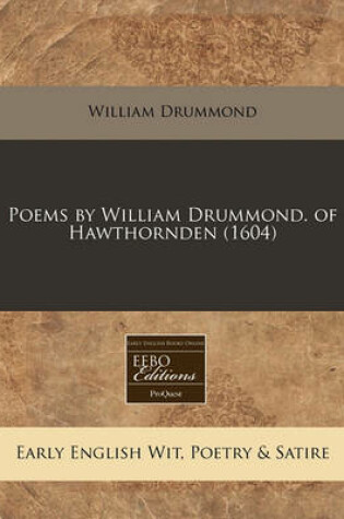 Cover of Poems by William Drummond. of Hawthornden (1604)