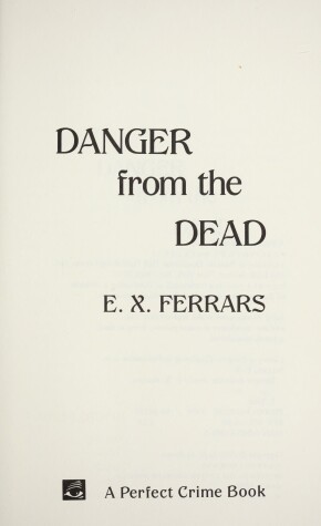 Book cover for Danger from the Dead