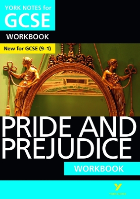 Book cover for Pride and Prejudice York Notes GCSE English Literature Workbook - for 2025, 2026 exams