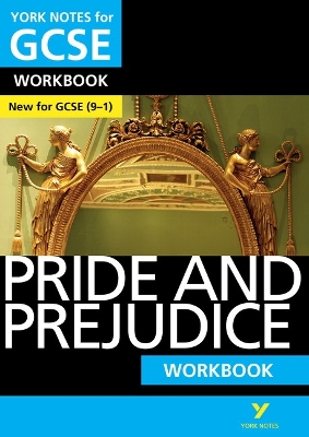 Book cover for Pride and Prejudice: York Notes for GCSE Workbook - the ideal way to test your knowledge and feel ready for the 2025 and 2026 exams