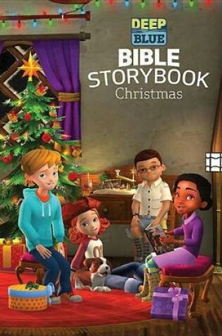 Cover of Deep Blue Bible Storybook Christmas