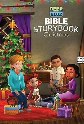 Book cover for Deep Blue Bible Storybook Christmas