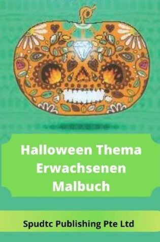 Cover of HalloweenThema Erwachsenen Malbuch