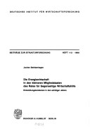 Book cover for Die Energiewirtschaft in Den Kleineren Mitgliedstaaten Des Rates Fur Gegenseitige Wirtschaftshilfe