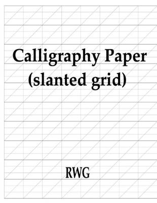 Book cover for Calligraphy Paper (slanted grid)