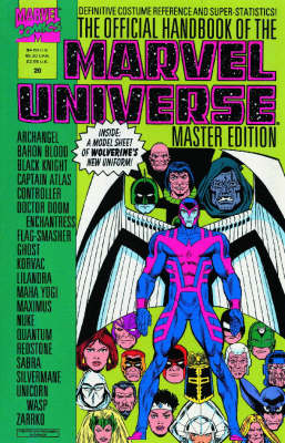 Book cover for Essential Official Handbook Of The Marvel Universe - Master Edition Volume 1
