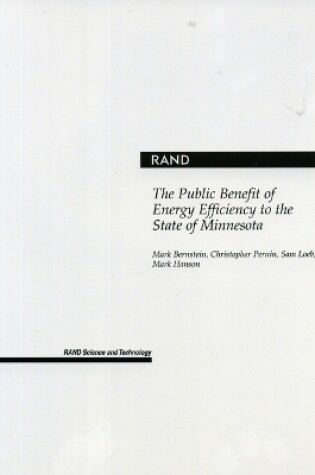 Cover of The Public Benefit of Energy Efficiency for Minnesota