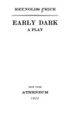 Cover of Early Dark