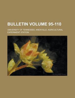 Book cover for Bulletin Volume 95-110