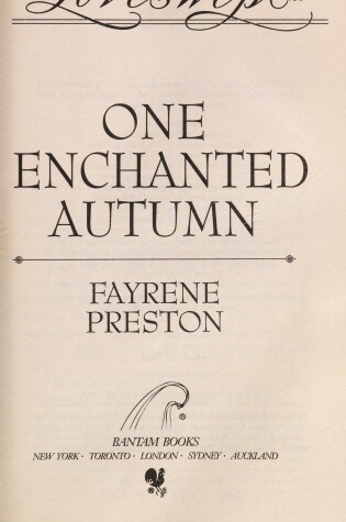 Cover of One Enchanted Autumn