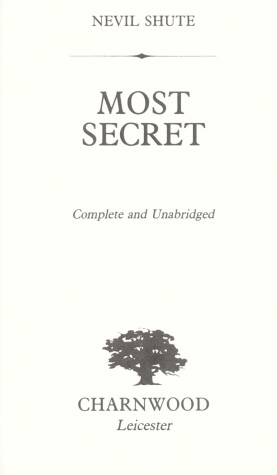 Book cover for Most Secret