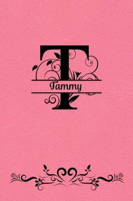 Book cover for Split Letter Personalized Name Journal - Tammy