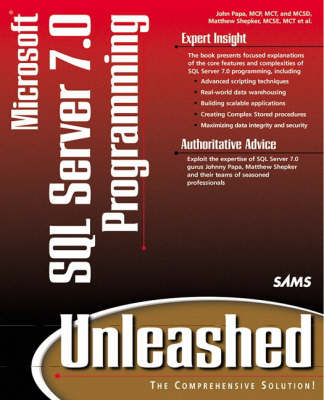 Book cover for Microsoft SQL Server 7.0 Programming Unleashed