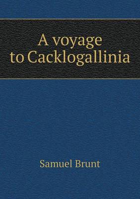 Book cover for A voyage to Cacklogallinia