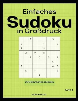 Book cover for Einfaches Sudoku in Großdruck