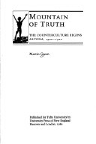 Cover of Mountain of Truth - Counterculture Begins