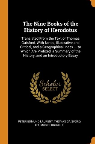 Cover of The Nine Books of the History of Herodotus