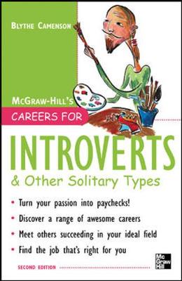 Book cover for Careers for Introverts & Other Solitary Types, Second ed.