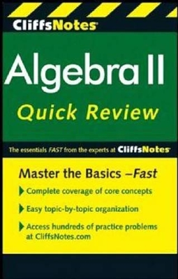 Book cover for Cliffsnotes Algebra II Quick Review, 2nd Edition