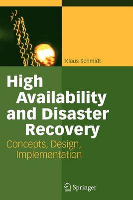 Cover of High Availability and Disaster Recovery