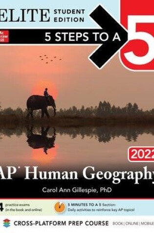 Cover of 5 Steps to a 5: AP Human Geography 2022 Elite Student Edition