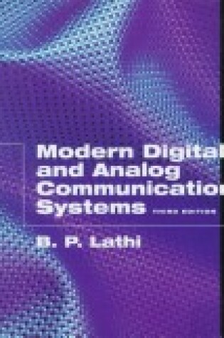 Cover of Solutions Manual for "Modern Digital and Analog Communication Systems" Third Edition