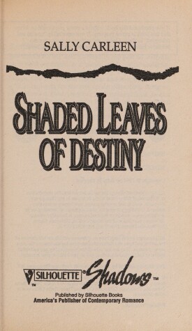 Book cover for Shaded Leaves of Destiny