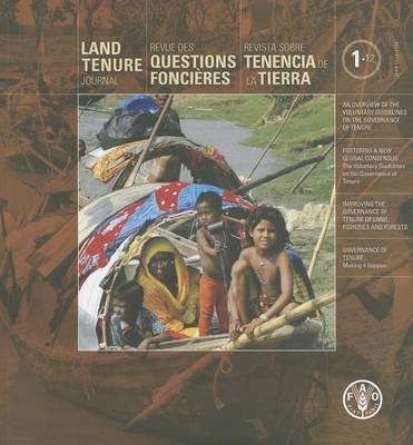 Cover of Land Tenure Journal No. 1/12. October 2012