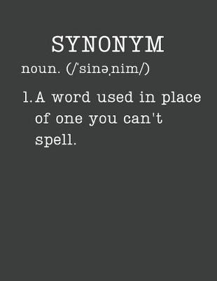 Book cover for Synonym