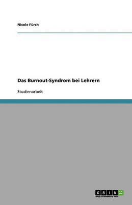 Book cover for Das Burnout-Syndrom bei Lehrern