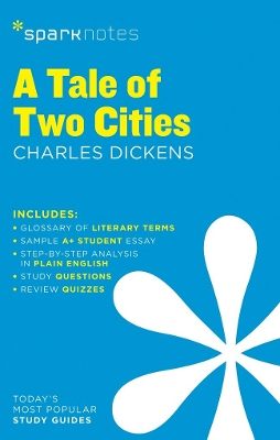 Book cover for A Tale of Two Cities SparkNotes Literature Guide