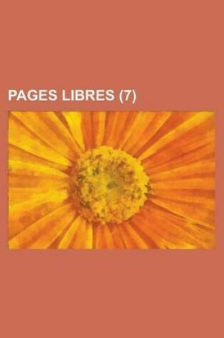 Cover of Pages Libres (7 )