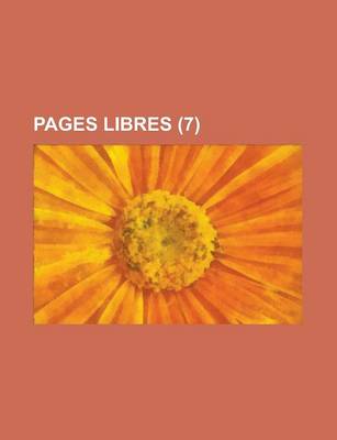 Book cover for Pages Libres (7 )