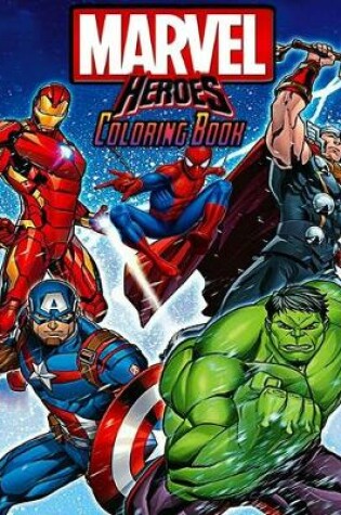 Cover of Marvel Heroes Coloring Book