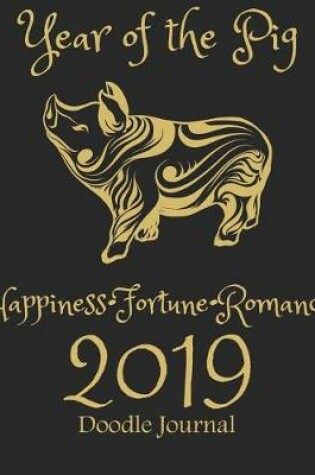 Cover of 2019 Year of the Pig Doodle Journal