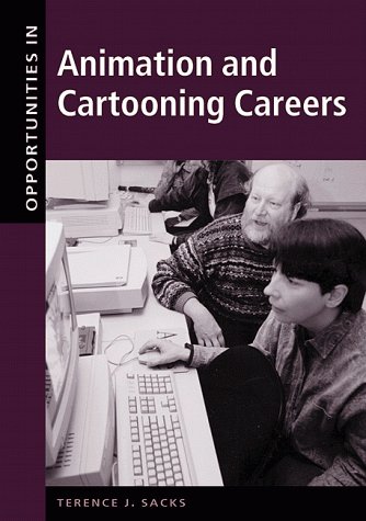 Book cover for Opportunities in Animation and Cartooning Careers