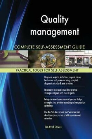 Cover of Quality management Complete Self-Assessment Guide