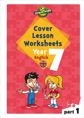 Book cover for Cover Lesson Worksheets - Year 7 English Part 1