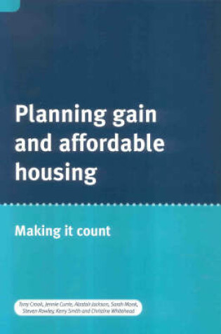 Cover of Planning Gain and Affordable Housing