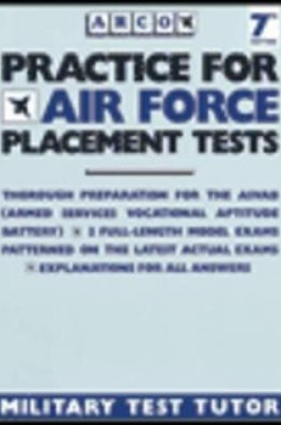 Cover of Practice for Air Force Placement Tests