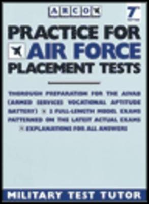 Book cover for Practice for Air Force Placement Tests