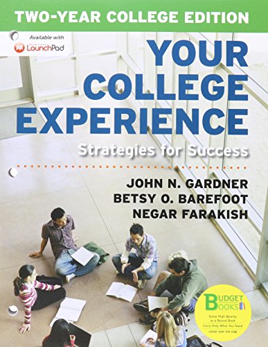 Book cover for Loose-Leaf Version for Your College Experience, Two-Year Edition