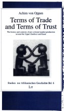 Cover of Terms of Trade and Terms of Trust