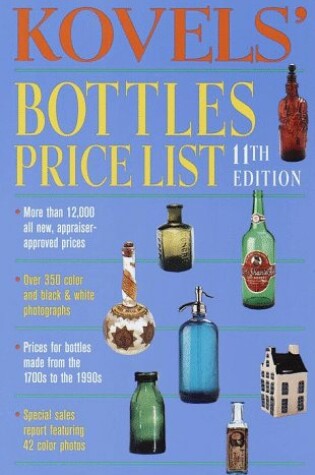 Cover of Kovels' Bottles Price List