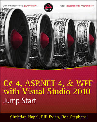 Book cover for C# 4, ASP.NET 4, and WPF, with Visual Studio 2010 Jump Start