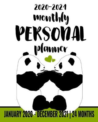 Book cover for 2020 - 2021 Monthly Personal Planner