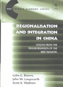 Book cover for Regionalisation and Integration in China
